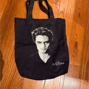 Black Tote Bag with Edward from Twilight New Moon